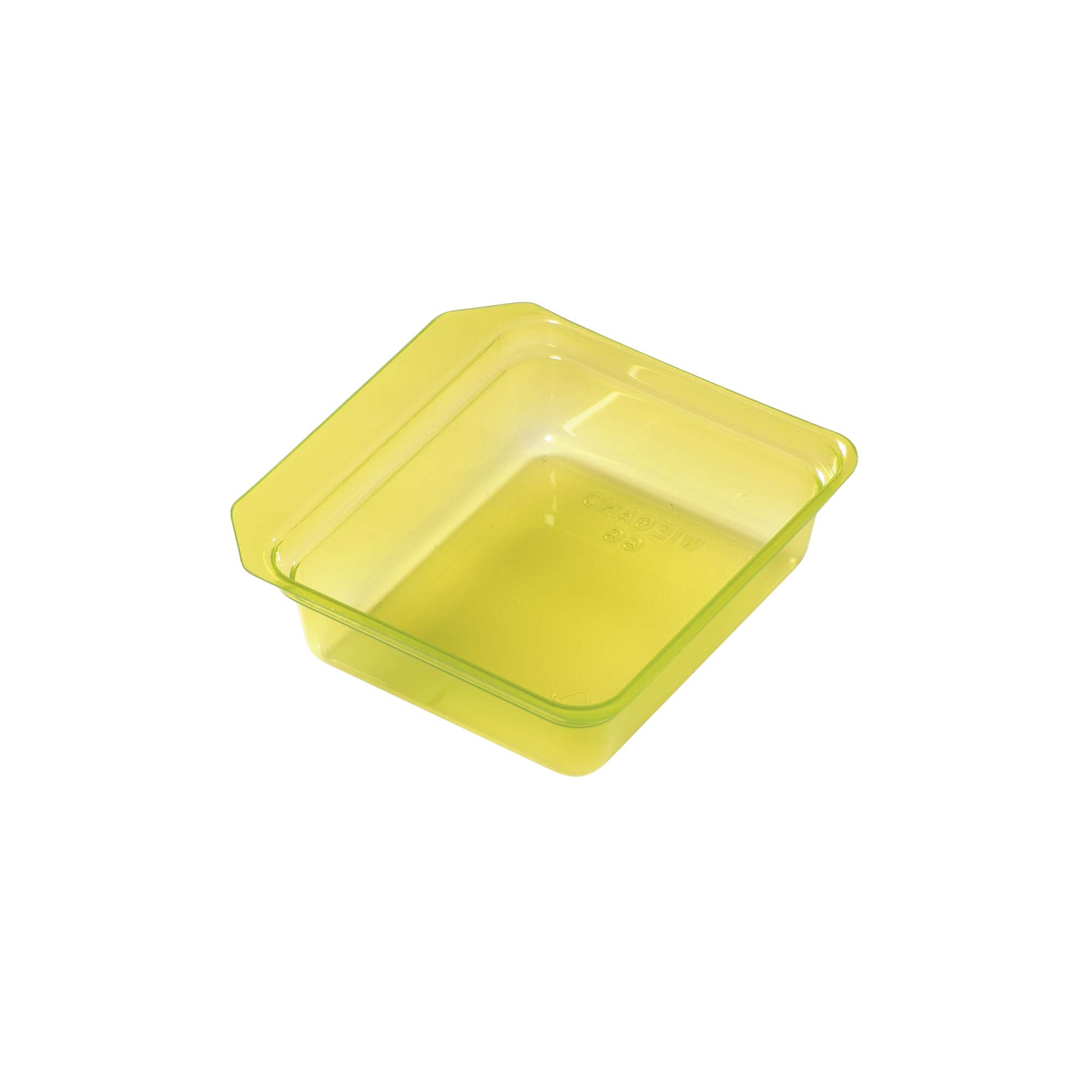Single Use Inlay Dishes, 0.4 mm, transparent-yellow